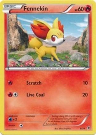 Fennekin (8/39) Holofoil [Kalos Starter Set] - Common