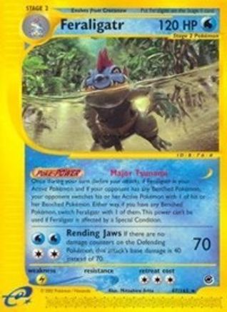 Feraligatr (47/165) Reverse Holofoil [Expedition] - Rare