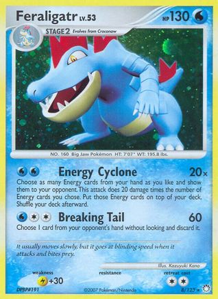 Feraligatr (8/123) Reverse Holofoil [Mysterious Treasures] - Holo Rare