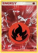 Fire Energy 106  - Holofoil Holon Phantoms - Holo Rare