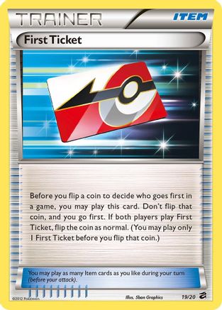 First Ticket (019/20) Holofoil [Dragon Vault] - Holo Rare