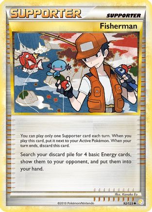 Fisherman (092/123) [HeartGold SoulSilver] - Uncommon