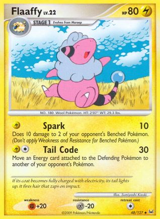 Flaaffy (48/127) Reverse Holofoil [Platinum] - Uncommon