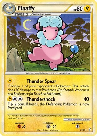 Flaaffy (043/95) Reverse Holofoil [Call of Legends] - Uncommon
