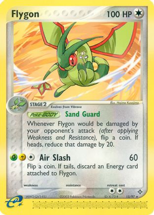 Flygon (015/97) Reverse Holofoil [Dragon] - Rare