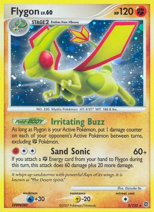 Flygon (5/132) Reverse Holofoil [Secret Wonders] - Holo Rare