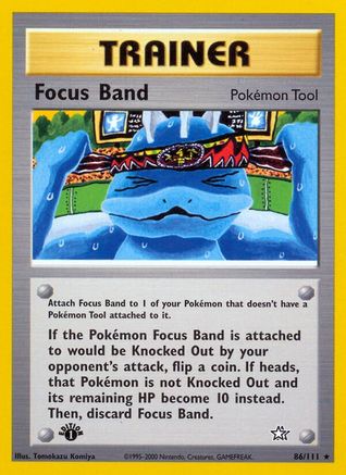 Focus Band (086/111) 1st Edition [Neo Genesis] - Rare