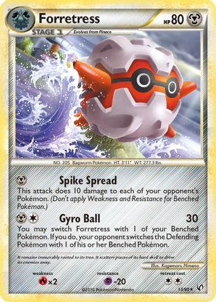 Forretress (13/90) [Undaunted] - Rare