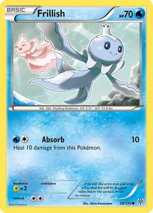 Frillish (38/135) Reverse Holofoil [Plasma Storm] - Common