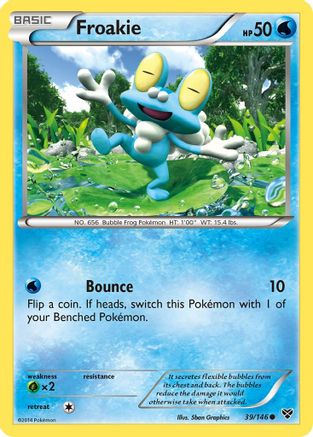 Froakie (039/146) Reverse Holofoil [XY Base Set] - Common