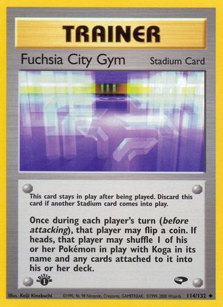 Fuchsia City Gym (114/132) 1st Edition [Gym Challenge] - Uncommon