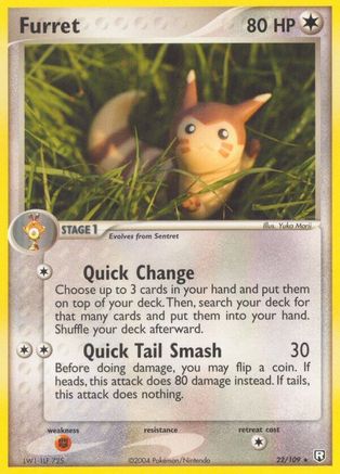 Furret (022/109) Reverse Holofoil [Team Rocket Returns] - Rare