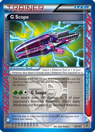 G Scope (Team Plasma) (93/101) Holofoil [Plasma Blast] - Rare Ace