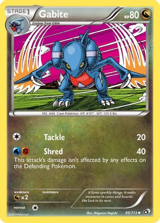 Gabite (95/113) Reverse Holofoil [Legendary Treasures] - Uncommon