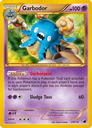 Garbodor (119 Secret Rare) (119/116) Holofoil [Plasma Freeze] - Secret Rare