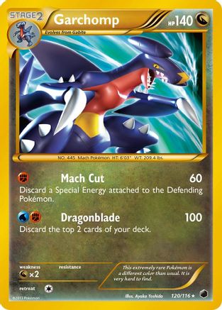 Garchomp (120 Secret Rare) (120/116) Holofoil [Plasma Freeze] - Secret Rare