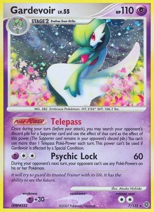 Gardevoir (7/132) Holofoil [Secret Wonders] - Holo Rare