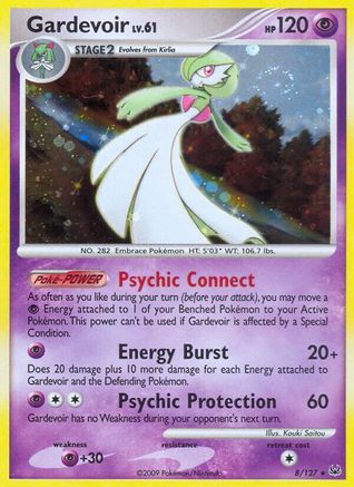 Gardevoir (8/127) Holofoil [Platinum] - Holo Rare