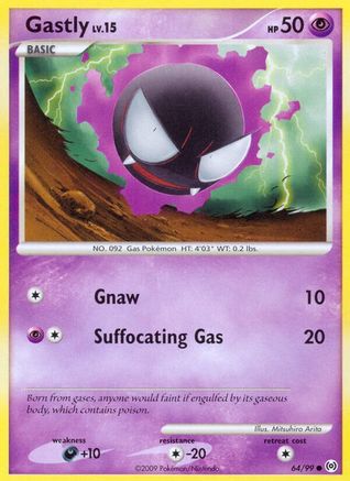 Gastly (064/99) Reverse Holofoil [Arceus] - Common