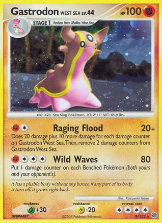 Gastrodon West Sea (9/132) Holofoil [Secret Wonders] - Holo Rare