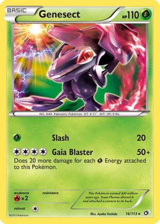 Genesect (16/113) Reverse Holofoil [Legendary Treasures] - Holo Rare