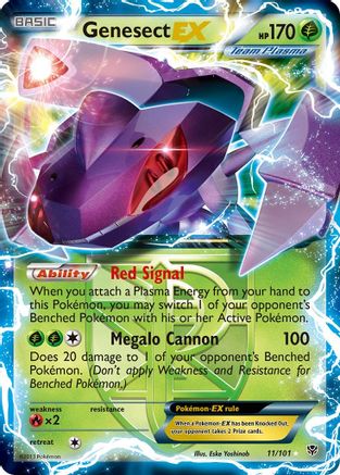 Genesect EX (Team Plasma) (11/101) Holofoil [Plasma Blast] - Ultra Rare