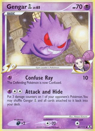 Gengar GL (040/111) Reverse Holofoil [Rising Rivals] - Uncommon