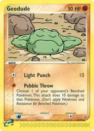 Geodude (055/97) Reverse Holofoil [Dragon] - Common