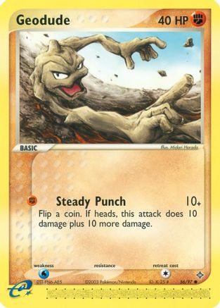 Geodude (056/97) Reverse Holofoil [Dragon] - Common