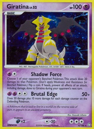 Giratina (4/146) Reverse Holofoil [Legends Awakened] - Holo Rare