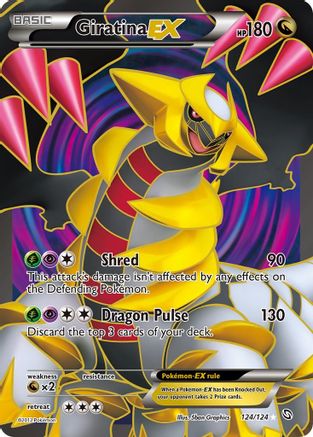 Giratina EX (124 Full Art) (124/124) Holofoil [Dragons Exalted] - Ultra Rare
