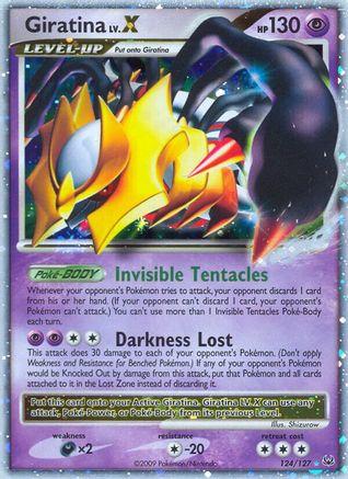 Giratina LV.X (124/127) Holofoil [Platinum] - Ultra Rare
