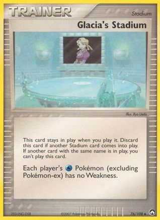 Glacia's Stadium (76/108) [Power Keepers] - Uncommon