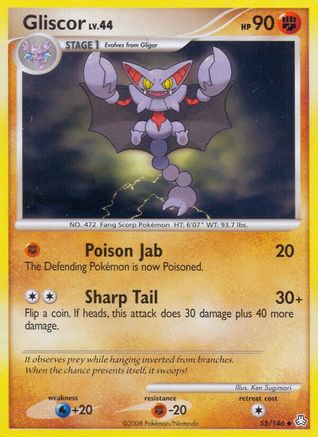 Gliscor (55/146) Reverse Holofoil [Legends Awakened] - Uncommon
