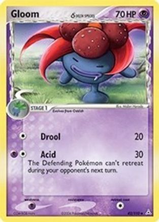 Gloom (Delta Species) (042/110) Reverse Holofoil [Holon Phantoms] - Uncommon