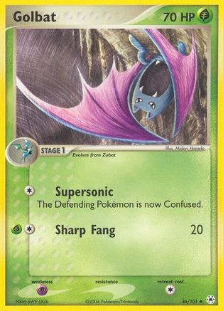 Golbat (36/101) Reverse Holofoil [Hidden Legends] - Uncommon