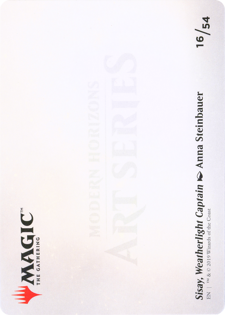 Sisay, Weatherlight Captain // Sisay, Weatherlight Captain (AMH1-016) - Modern Horizons Art Series (Borderless)