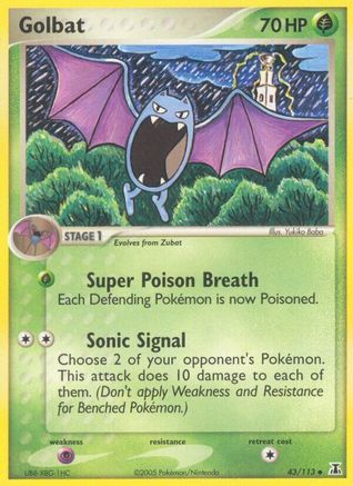 Golbat (043/113) Reverse Holofoil [Delta Species] - Uncommon