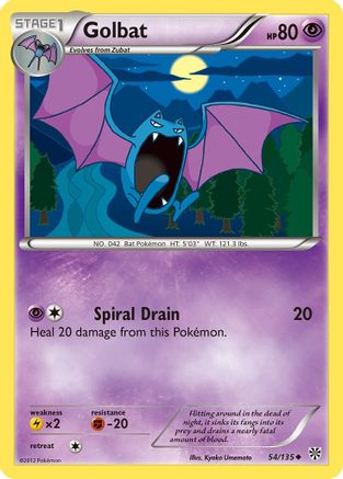 Golbat (54/135) Reverse Holofoil [Plasma Storm] - Uncommon