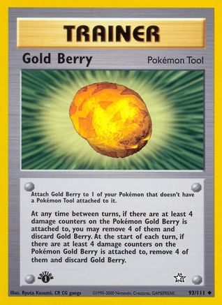 Gold Berry (093/111) 1st Edition [Neo Genesis] - Uncommon