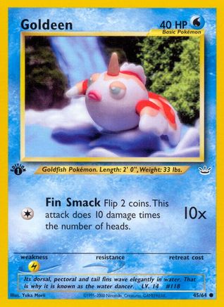 Goldeen (045/64) 1st Edition [Neo Revelation] - Common
