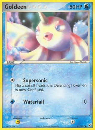 Goldeen (061/107) Reverse Holofoil [Deoxys] - Common
