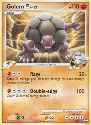 Golem E4 (23/111) Reverse Holofoil [Rising Rivals] - Rare