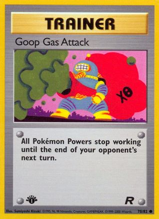 Goop Gas Attack (078/82) 1st Edition [Team Rocket] - Common