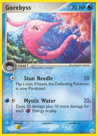 Gorebyss (18/101) Reverse Holofoil [Hidden Legends] - Rare