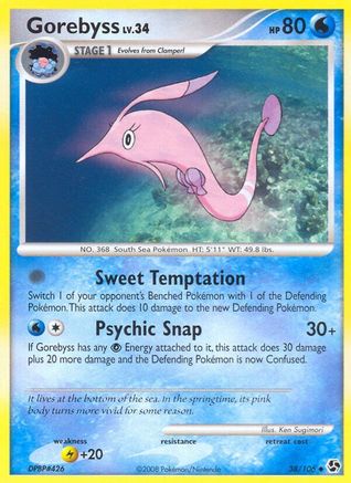 Gorebyss (38/106) Reverse Holofoil [Great Encounters] - Uncommon