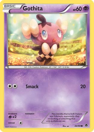 Gothita (44/98) Reverse Holofoil [Emerging Powers] - Common