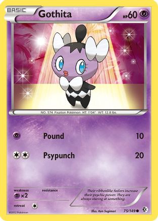 Gothita (75/149) Reverse Holofoil [Boundaries Crossed] - Common