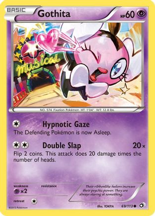 Gothita (069/113) Reverse Holofoil [Legendary Treasures] - Common