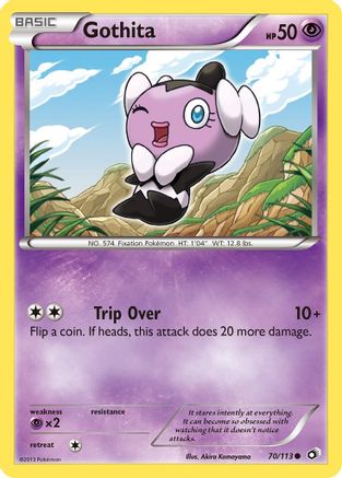 Gothita (70/113) Reverse Holofoil [Legendary Treasures] - Common